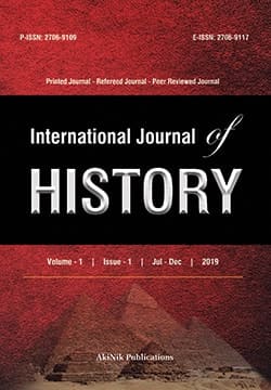 Coverpage of Peer Reviewed History Journal